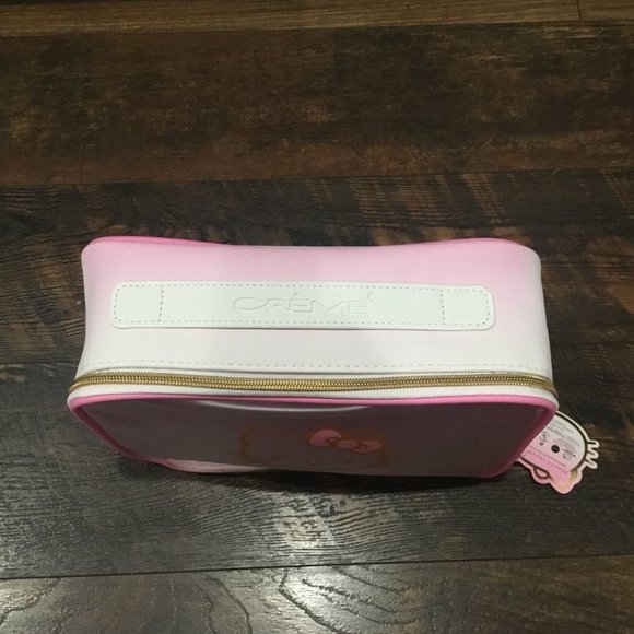 FINAL PRICE!! Hello Kitty Large Pink Square Travel Case - Picture 4 of 7